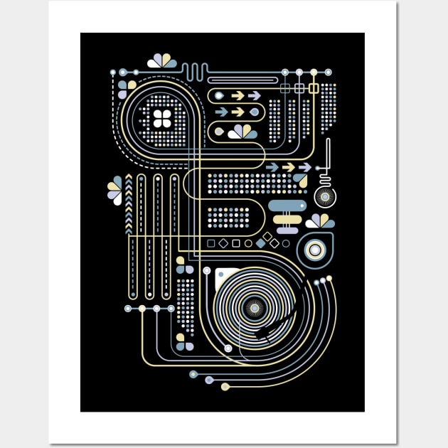 Circuit 02 Wall Art by heavyhand